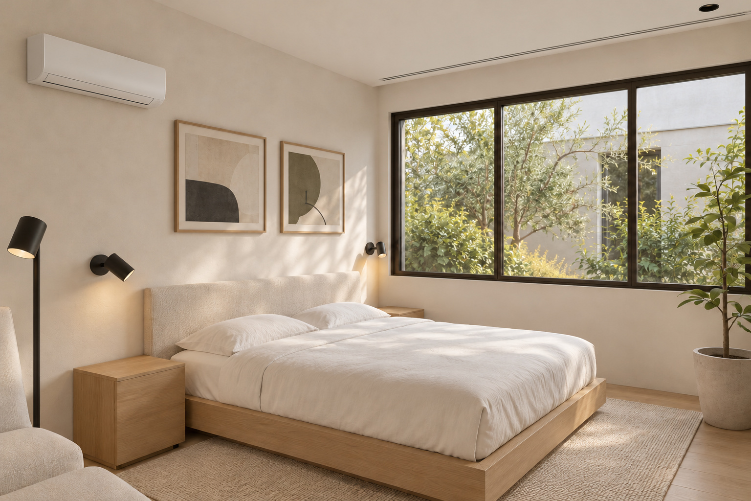 The Courtyard Retreat — master bedroom